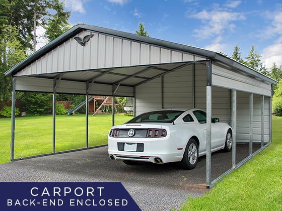 Metal Carports With Side Storage